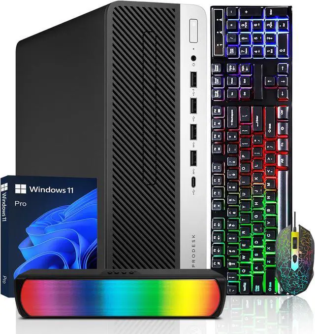 Refurbished: HP ProDesk 600 G4 SFF Windows 11 Pro High-Performance