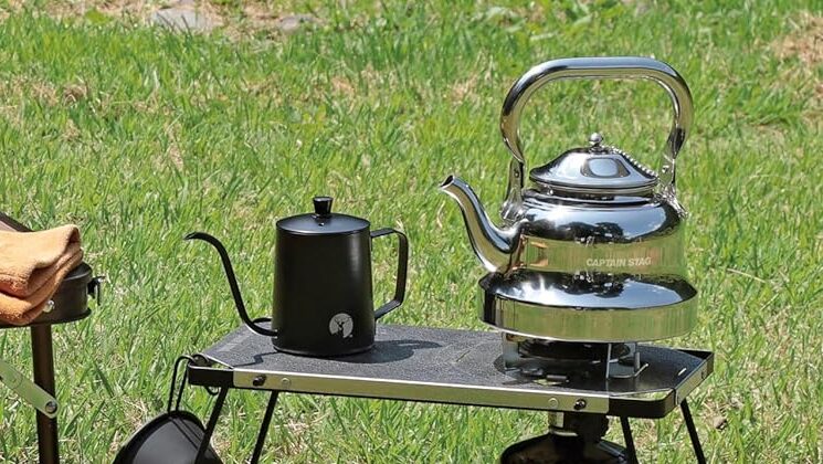 キャプテンスタッグから「ステンレス製 広口キャンプケトル 1.5L」登場