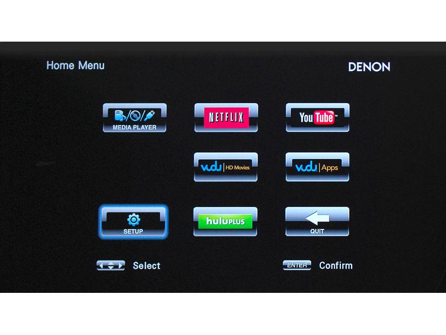 Denon DBT-3313UDCI 3D universal Blu-ray player with networking at