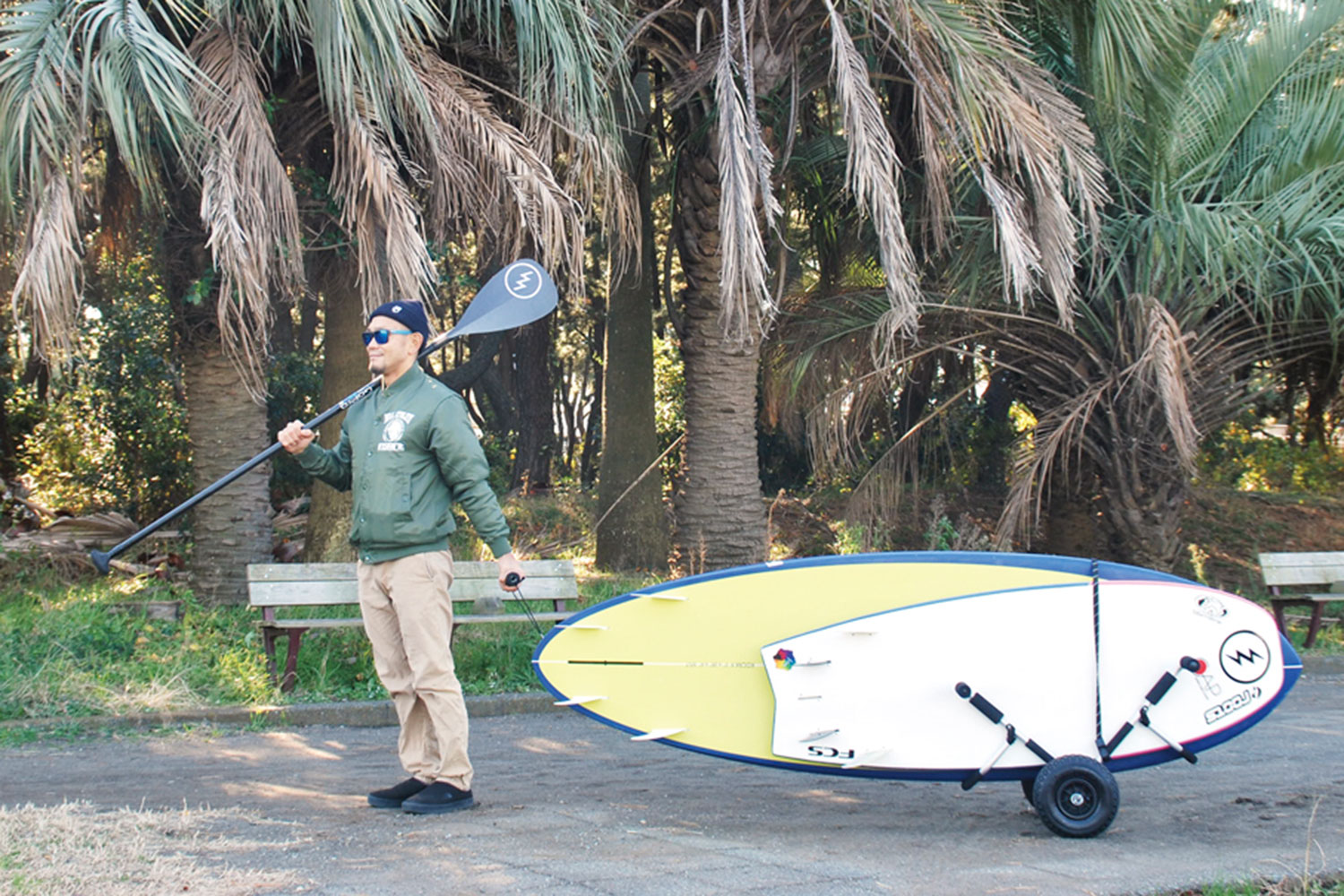 360 ボードドーリーNEO（キャリーサポーター付き） – サーフィン・横