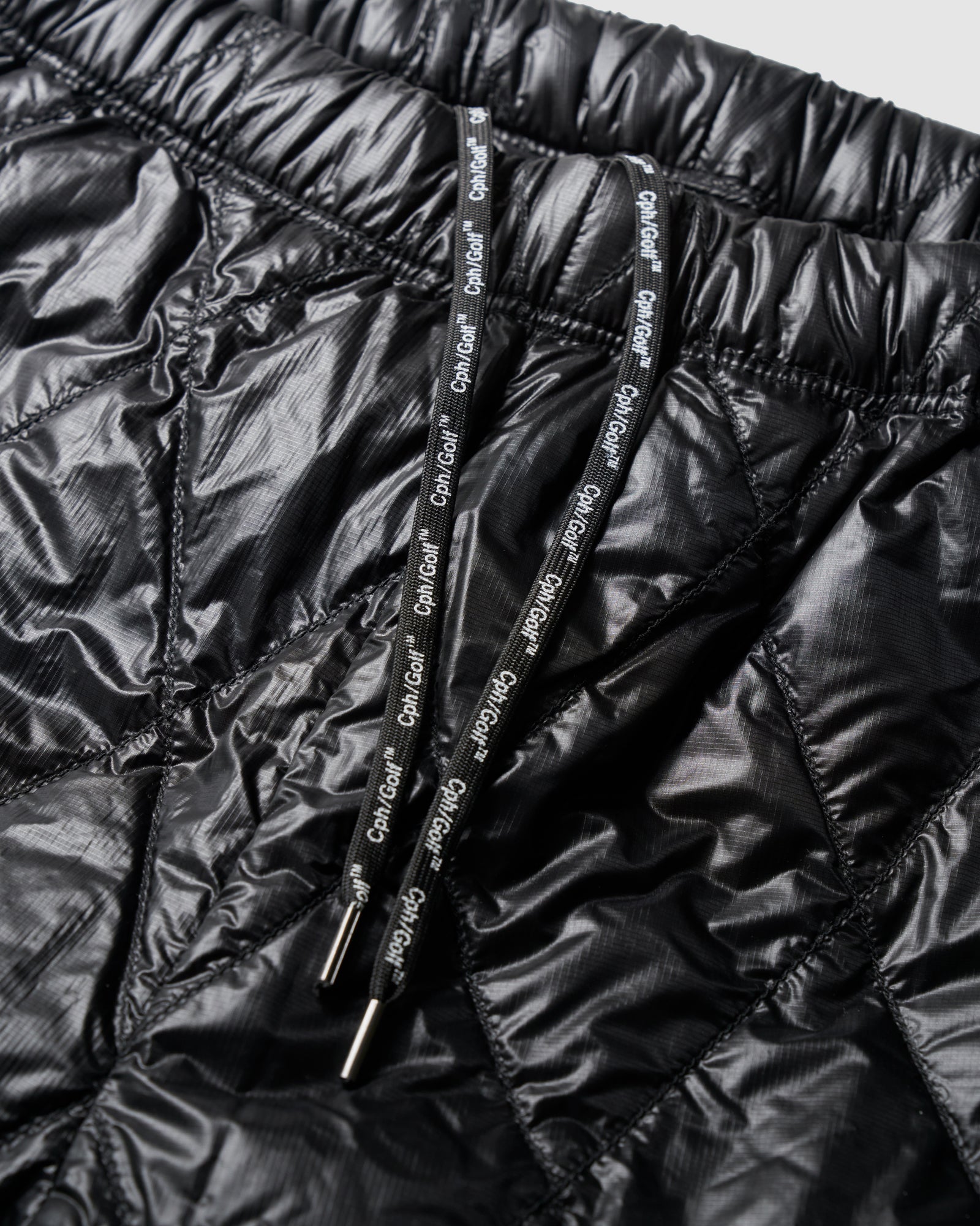 NANGA® × Cph/Golf™ #QLT DOWN TRACK PANTS - BLACK - – Cph/Golf™︎