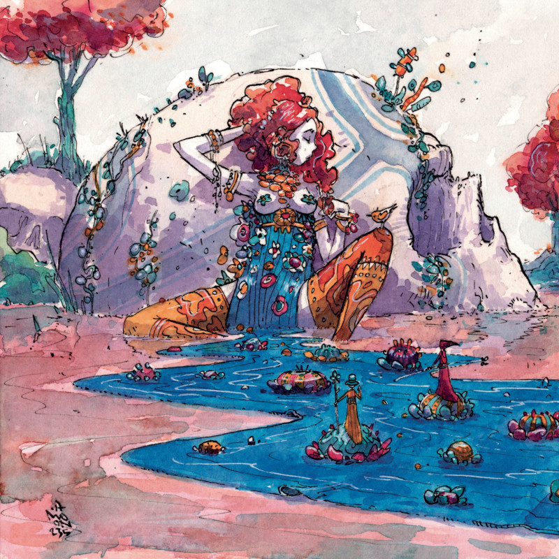 Moon - Drizzle & 365 Squares - Editions Caurette