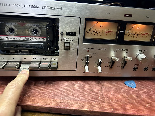 SONY カセットデッキ TC-4300SDの修理 ーその12ー - TomのブログⅡ
