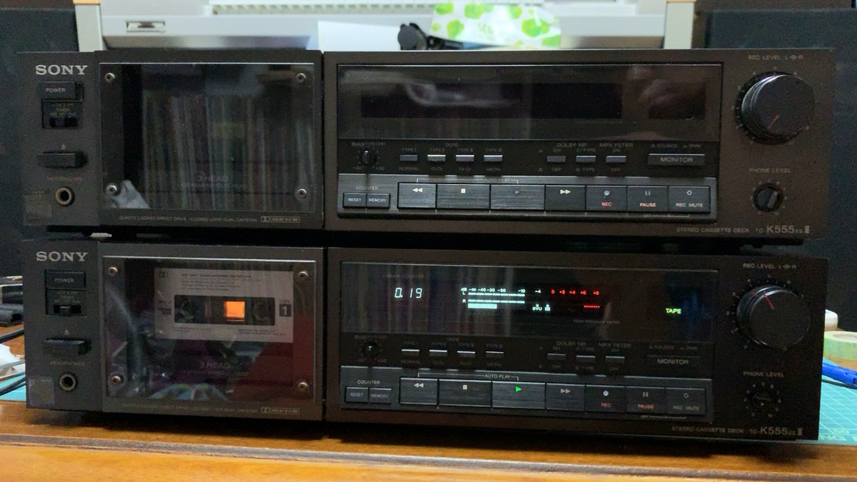 SONY TC-K555ES2 ① - 羽田電器産業 ステレオ事業部