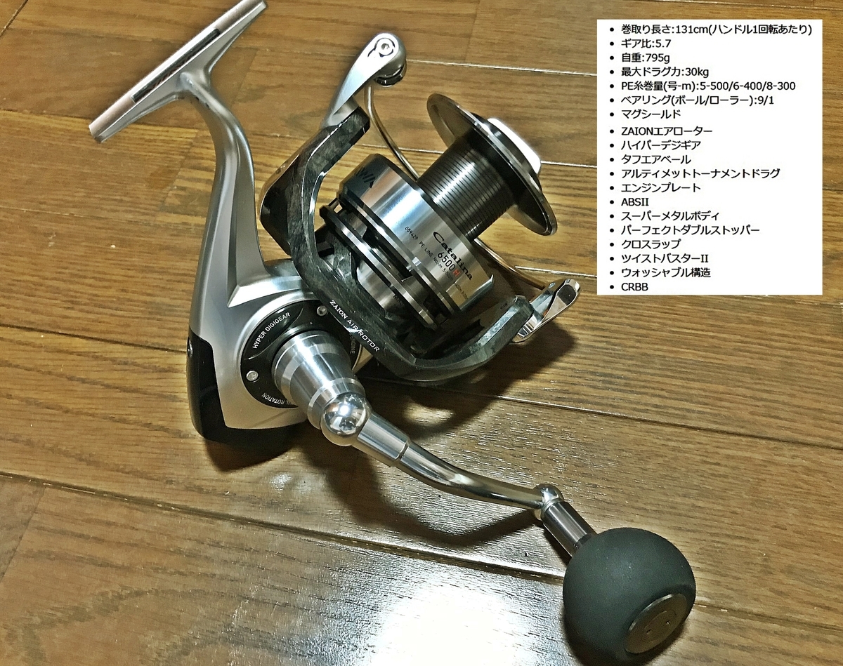 ダイワ12キャタリナ5000