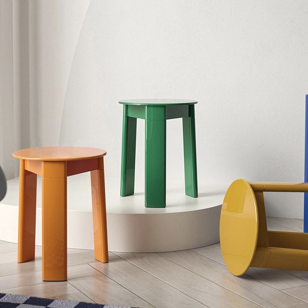 韓国家具】ミッドセンチュリー デザイン スツール (4color) (椅子