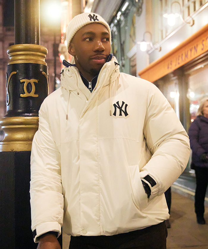 ◇MLB◇Basic Mega Logo Short Padding Parka 男女共用 4色 (MLB Korea