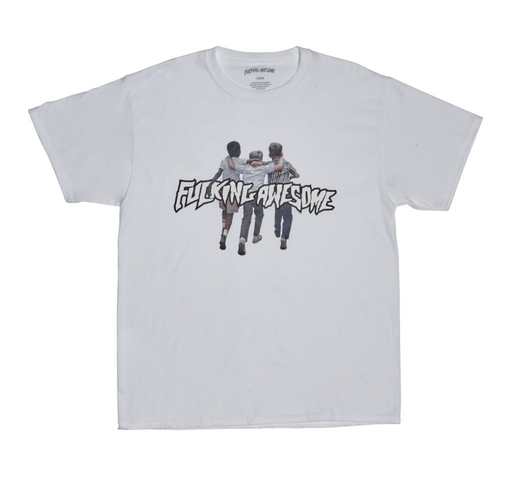 Fucking Awesome Friends Tee 白 (Supremeステッカー付き) (Fucking