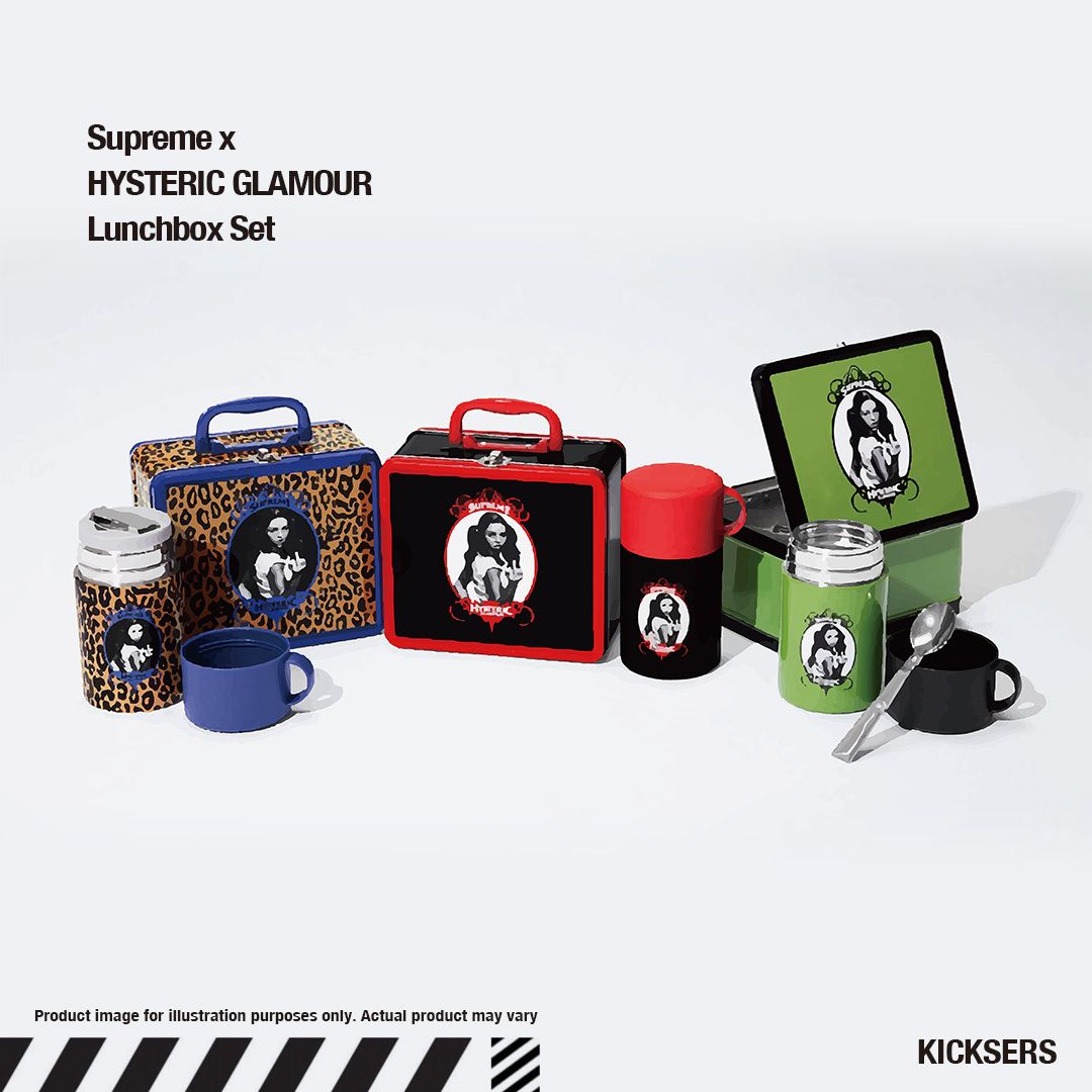 3色人気コラボ！Supreme x HYSTERIC GLAMOUR Lunchbox Set (Supreme