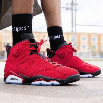 Nike Air Jordan 6 Retro Toro Bravo VARSITY RED BLACK (Nike