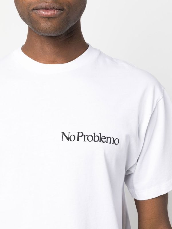 Aries No Problemo Tシャツ | ホワイト | FARFETCH JP