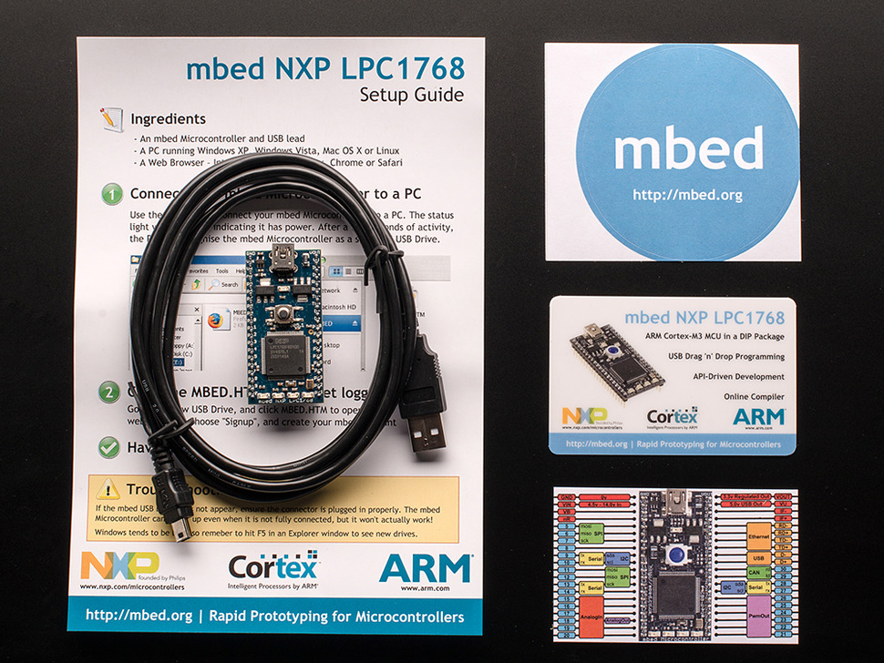 mbed + extras - LPC1768 development board [v5.1] : Adafruit