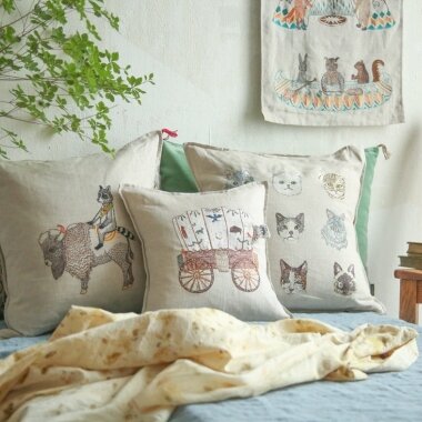 クッションカバー 30x40 Fancy cat（クッション）｜H.P.FRANCE公式サイト