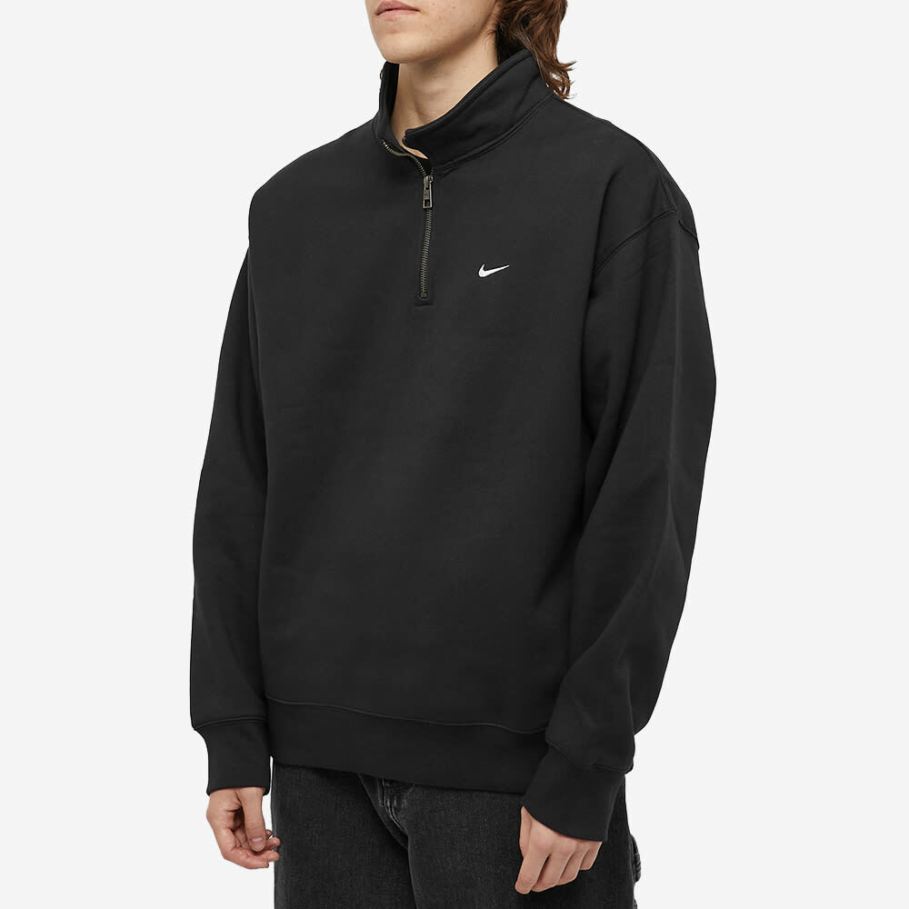 Nike Men's NRG Quarter Zip Top in Black/White Nike
