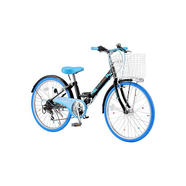 池商 子供用自転車 オートライト 6段変速 22インチ 女の子向けGR