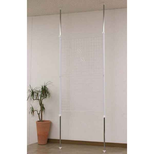 山善（YAMAZEN） 突っ張りパーテーション 幅900mm ホワイト （直送品