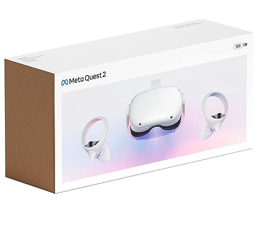 Óculos VR Meta Quest 2 128GB | Espião Games - www.espiaogames.com.br