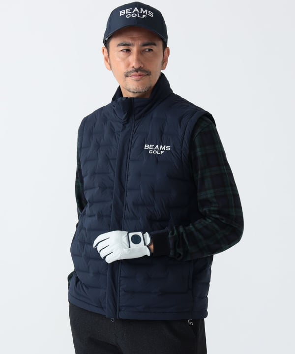 BEAMS GOLF BEAMS GOLF LABEL / Bonded Down Vest (Blouson Down Vest
