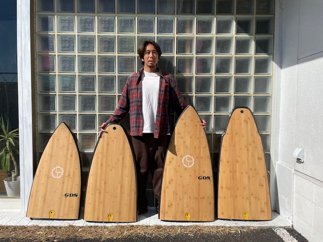 Goddessの開発力（バンブー＋レールカーボン）サーフボード - ゴッデス