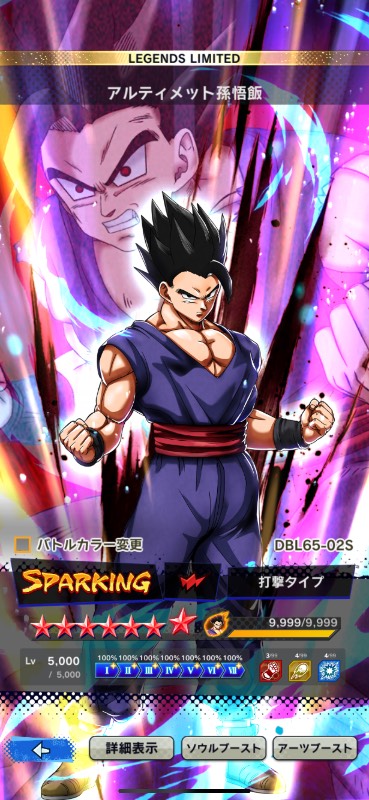 ドッカンバトル9周年CP オリジナルポスターC 孫悟飯（ビースト