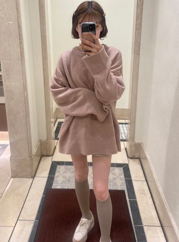 オーバーサイズニットトップス[rut387] | レディースファッション通販