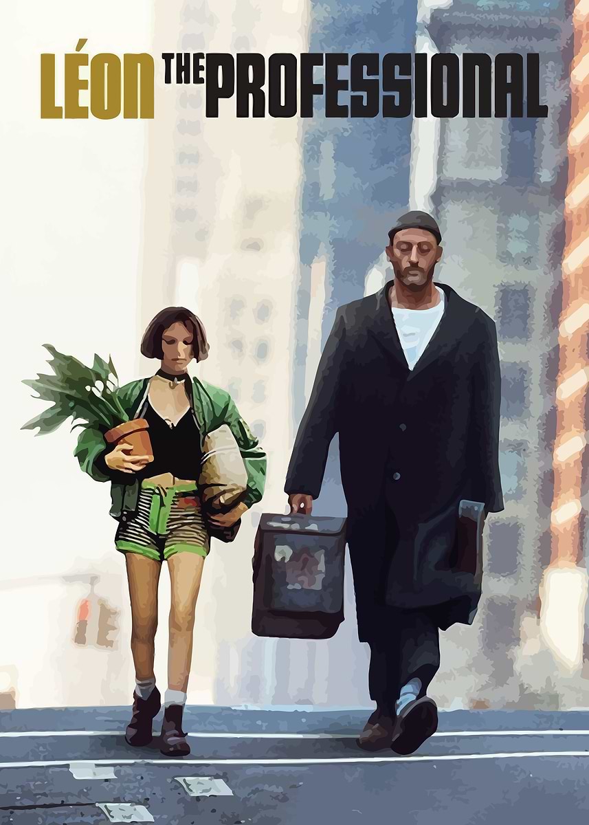 Leon The Professional Movie Poster' Poster, picture, metal print