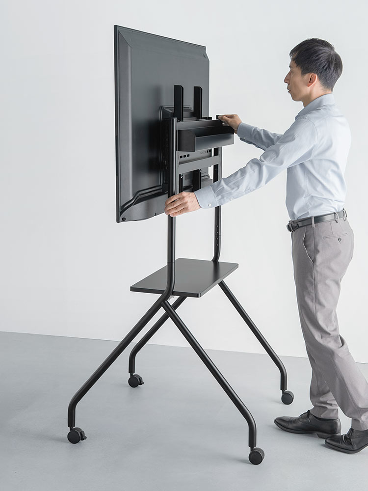 大型テレビスタンド（キャスター付） | 100インチ＆電子黒板対応／耐