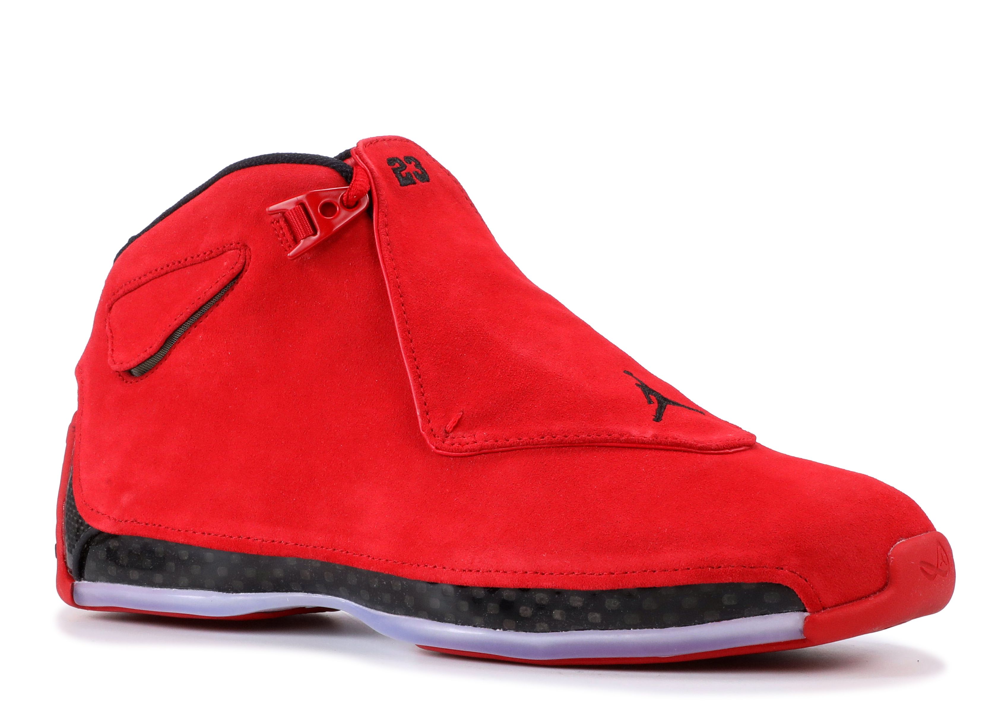 Jordan 18 Retro 'Toro' - Air Jordan - AA2494 601 - gym red/black