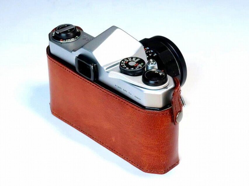 ペンタックス SP,SPF,KM,KX,K2用 カメラケース 本革 ブラウン #126