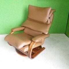 イーサンアレン 1人掛けソファ ストライプ柄