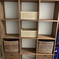 引取り限定 無印 スタッキングシェルフ セット 5段×3列