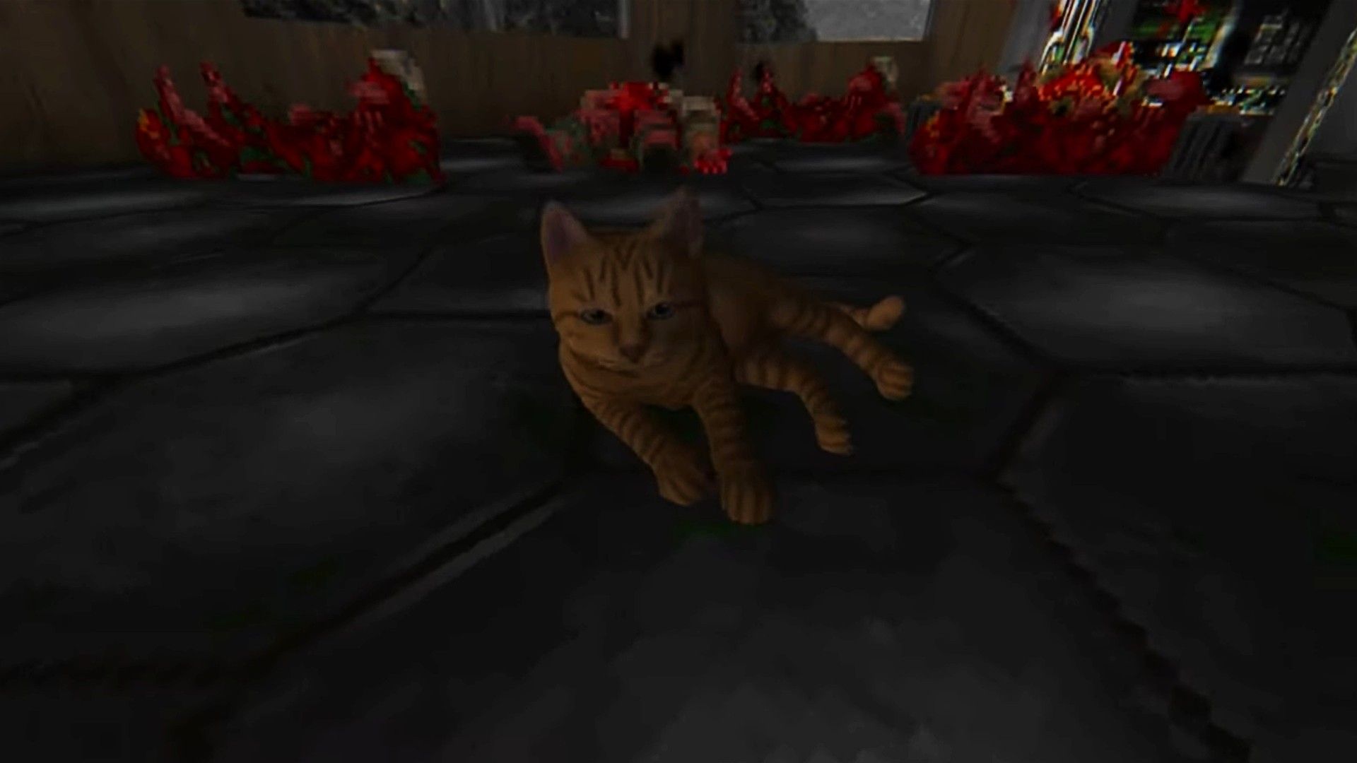 Stray's cat rips and tears through demonic hordes in brilliant