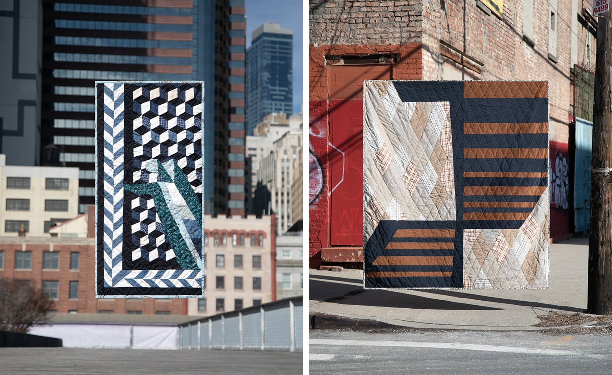 APC and Sacai's upcycled quilts are inspired by 'staircase