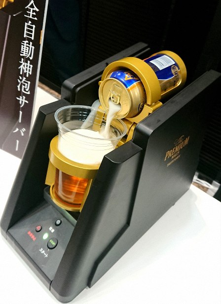サントリー、缶ビールも「神泡」で 缶専用の業務用サーバー開発 6月