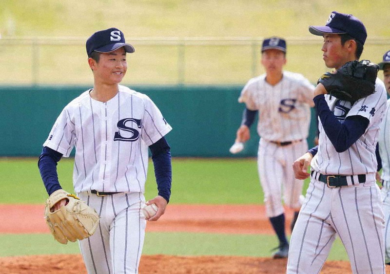 センバツ2021 広島新庄、対外試合で無失点 2チームに快勝 22日
