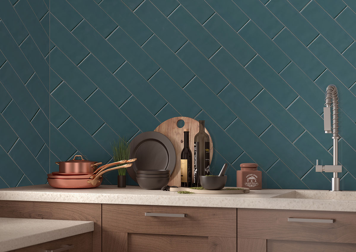 Urbano Navy Tile - MSI Backsplash Tile
