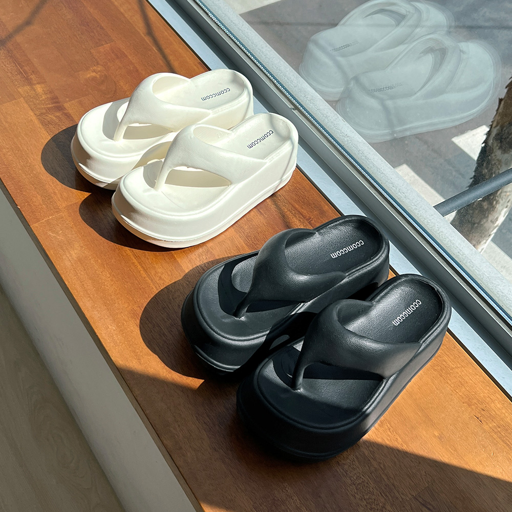 ラウンド厚底トングサンダル(7cm) | ファッション通販サイト NUGU