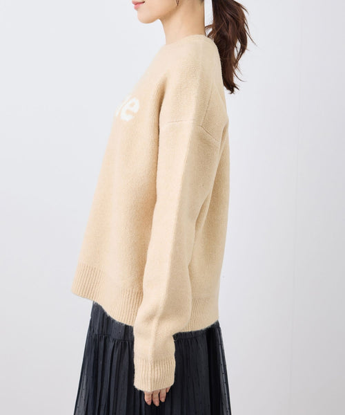 ROPÉ PICNIC(ロペピクニック) / ロゴジャガードニットプルオーバー