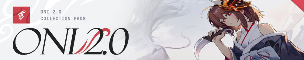 Yuki Aim(ユキエイム) ガラスマウスパッド Glass Mousepad Oni 2.0