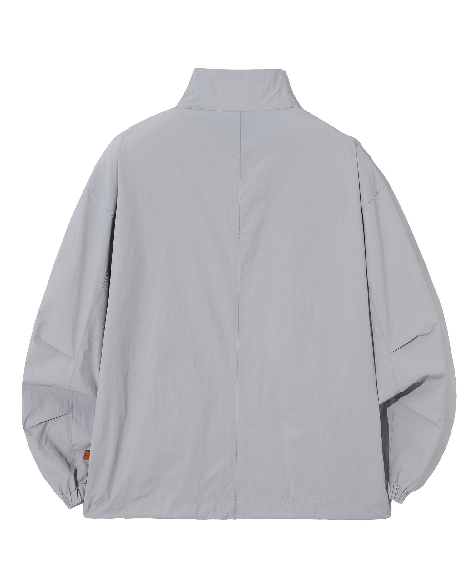 ベーシックサーフェスハイネックウィンドブレーカー（ライトグレー