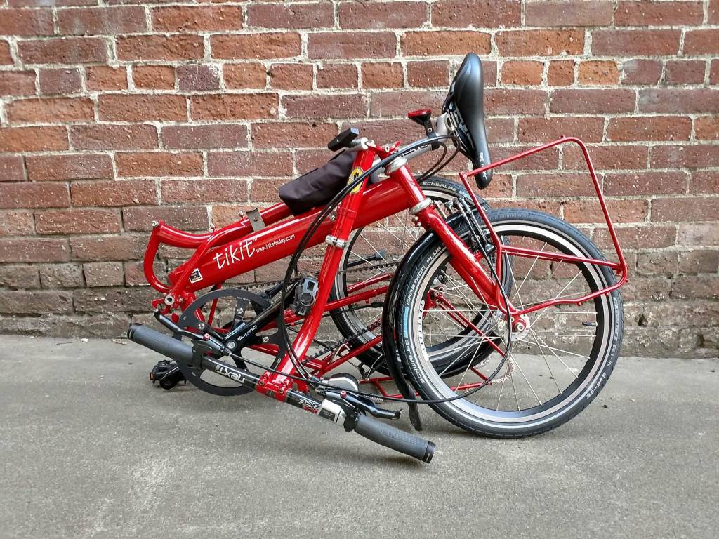 tikit, large, red, loaded, s/n:24935 - BikePartners Folding Bike Shop