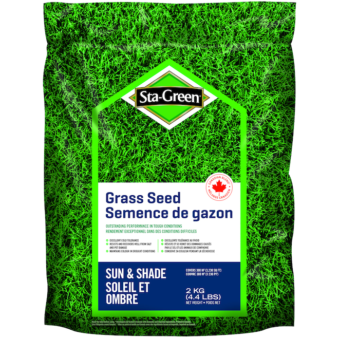 Sta-Green 2-kg Sun & Shade Grass Seed 20254 | RONA
