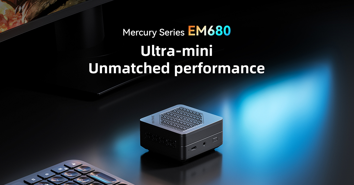 Minisforum's Tiny EM680 Mini PC With AMD Ryzen 7 6800U Now
