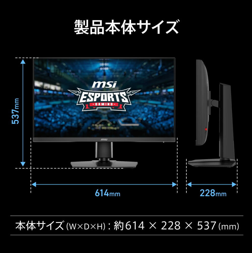 MSI エムエスアイ MAG 272URDF E16 27インチ ゲーミングモニター