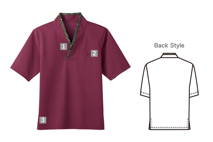 和風カットソー波総柄[男女兼用](32-43308) | 株式会社ボストン商会