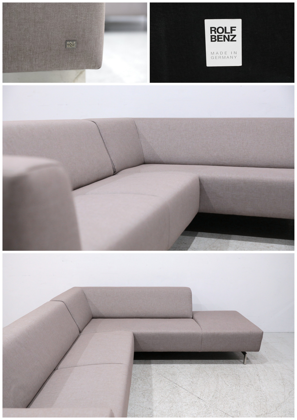 ROLF BENZ ロルフベンツ｜LINEA リネア 3人掛け カウチソファ （展示超