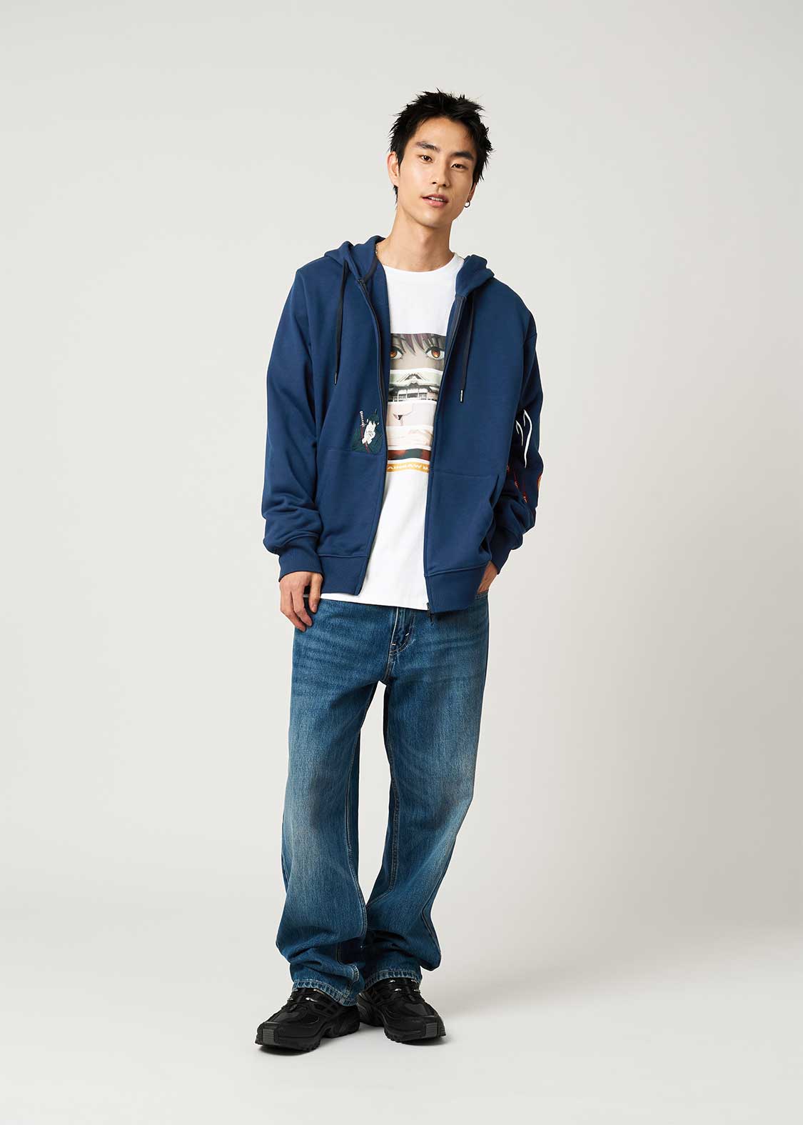 早川アキ｜ジップパーカー｜ユニセックス｜グラニフ(graniph)公式