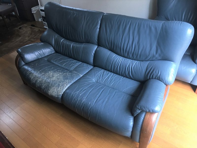 maruni/マルニ ソファー 本革のクリーニングや塗装 | 椅子とソファーの