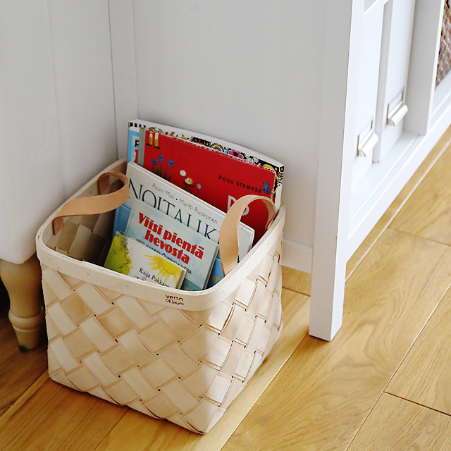 VERSO DESIGN ベルソデザイン/白樺と革のバスケット COMFOTA 北欧雑貨店