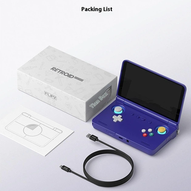 Портативная игровая консоль Retroid Pocket Flip 2 / SD865 / GC